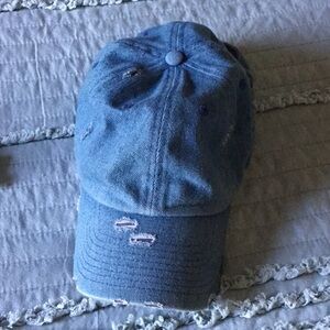 Kbethos Distressed denim baseball cap